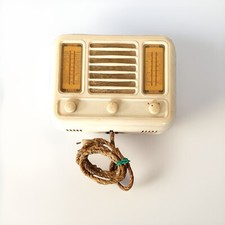 Vintage antica Radio d'epoca valvole Phonola 5535 da muro design 1952 tube