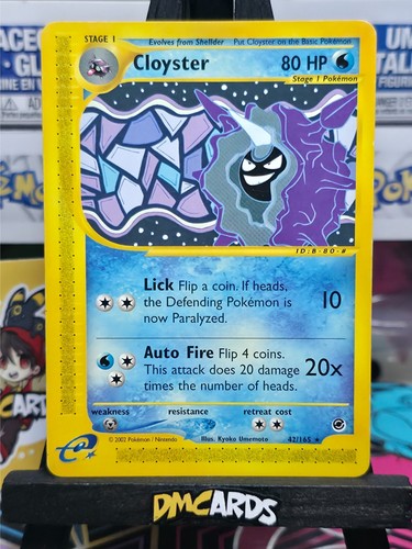Pokemon cloyster 165 - cloyster, rara