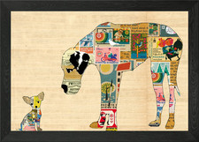 Grande alano Chihuahua poster