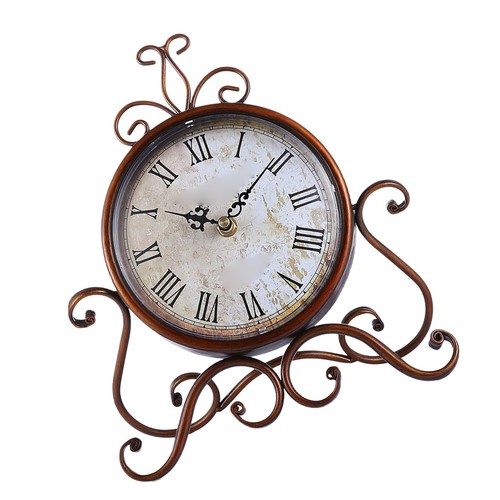 Iron desk clock home - desk,