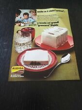 1971 ALGIDA A CASA GELATO GRANCARRE  PUBBLICITA EPOCA ANNI 70 VINTAGE AD
