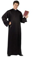 Costume tunica prete sacerdote travestimenti halloween carnevale K.37