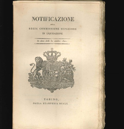 Atto 1821 regno - atto,