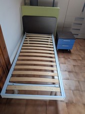 Set letto singolo con doghe in