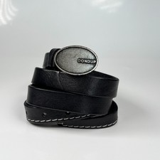 Cintura Dondup in pelle nera