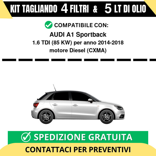 Tagliando per audi - audi, a1