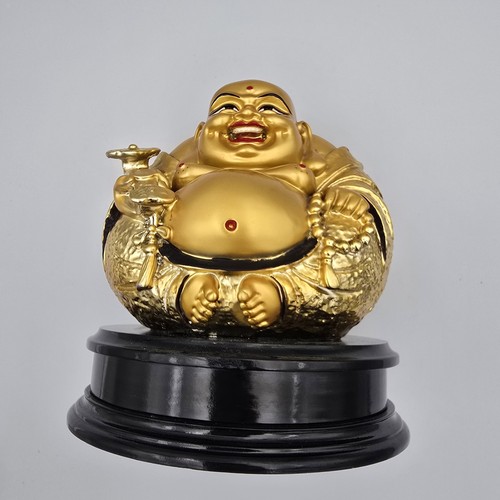 Large gold laughing - large,