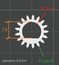Ingranaggi di ricambio per HP OfficeJet Pro 6900 Series carica carta (3 PEZZI)