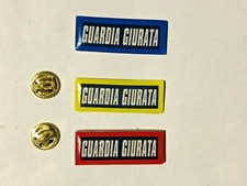 DISTINTIVO TARGHETTA GUARDIA