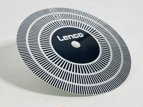Lenco disco estroboscopio - lenco,