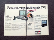 I296-Advertising Pubblicità- 1987 - AMSTRAD , FANTASTICI COMPUTER , TV