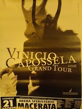 Vinicio Capossela poster manifesto locandina originale 70*100cm tour 2006