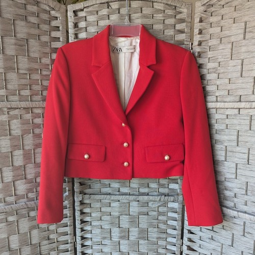 Giacca zara blazer rosso - zara,