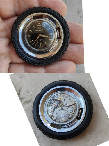 60s marvin rare wheel watch - marvin,