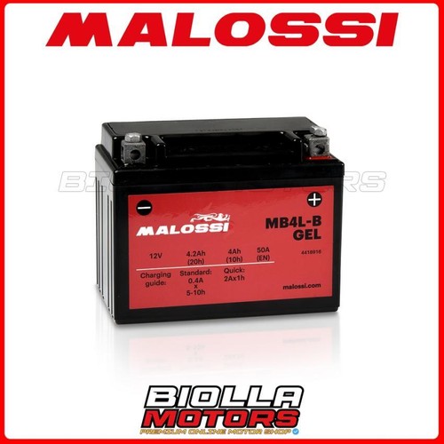 Mb4l batteria malossi gel - mb4l-b,