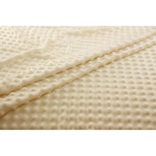 Tessuto peluche minky panna - tessuto,