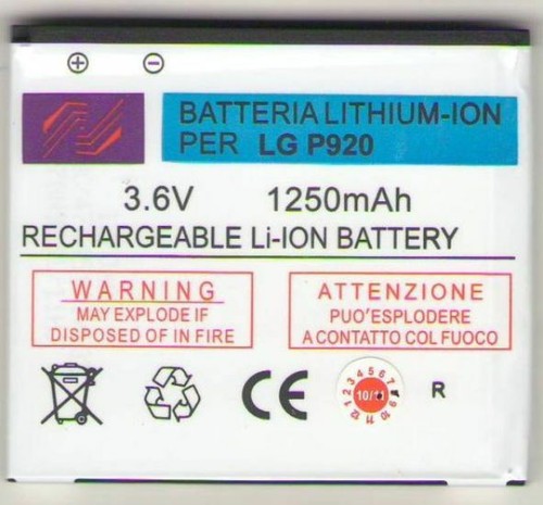 Batteria compatibile p920 - batteria, lg: