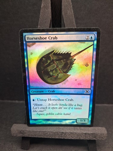 Horseshoe crab foil 10th - horseshoe,