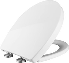 ✅ibergrif copriwater tavoletta sedile tavola wc water asse ammortizza forma O