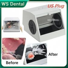 Scatola Lucidante per Macinazione Dentale Lapping Protezioni Sabbiatura Polvere Box