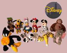 Lotto 11 personaggi Peluche DISNEY e 4 PUFFI  "MCDONALD'S HAPPY MEAL"  anni 2000