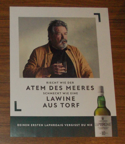 Rara pubblicità laphroaig - pubblicità,