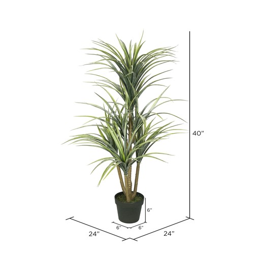 Yucca verde artificiale