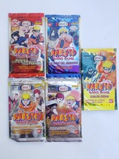 NARUTO  Card Game LOTTO 5 Bustine serie 1-2-3-4-6   ITA Panini BANDAI