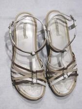 Scarpe sandali donna Made in Italy  36 Geox D Roxy pelle H smooth leath morbide