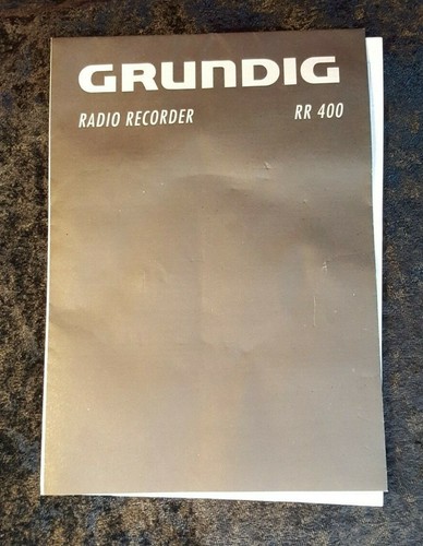 Grundig radio recorder rr500 - recorder,