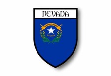 sticker adesivi adesivo stemma citta bandiera auto moto usa americana nevada