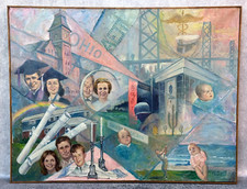 KNIGHT SIGNED JEWISH OIL