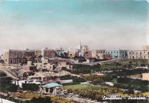 Lampedusa panorama 1965 - lampedusa:,