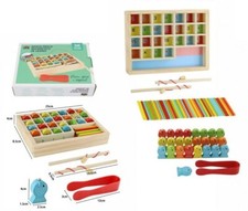 x Gioco Pesca Magnetico Legno