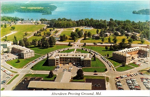 Cartolina aberdeen proving - aberdeen,