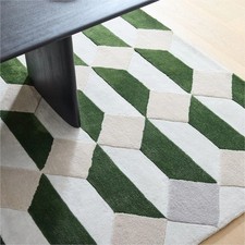 Tappeti Trapuntati Verde