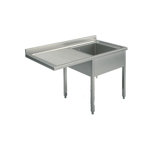 Lavello 140x70x85 acciaio inox