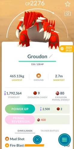 Groudon pokemon home - |,