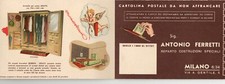 CARTOLINA - POSTALE DA NON AFFRANCARE - PUBBLICITARIE - ANTONIO FERRETTI -