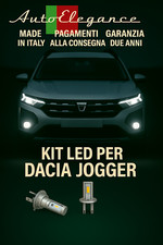 ⭐  KIT LED H7 6000K Abbaglianti per DACIA JOGGER | Bianco CANBUS  ⭐