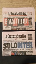 Set gazzette milan e inter - gazzette,