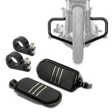 Paramotore + Poggiapiedi 38mm compatibile con moto custom 114 18-23 FS2 nero