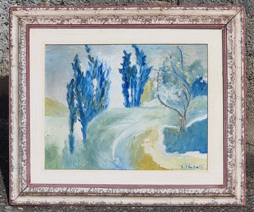 Paesaggio chiarista firma da - paesaggio, chiarista,