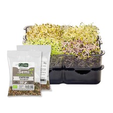 GermoglioSì STARTER KIT Germogliatore per Semi + 2 Confezioni in OMAGGIO (h3O)