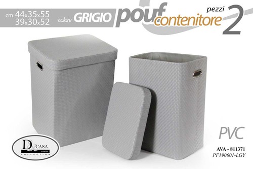 Set ceste grigio rigide pvc - set,