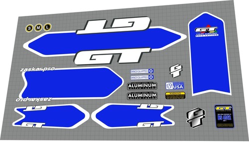 Set decalcomanie zaskar pro - decalcomanie, gt
