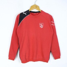 Felpa Puma Taglia 164cm Ragazzo Rosso Cotone Comodo Sportivo Logo