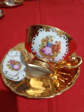 tazzina caffè Bavaria oro con