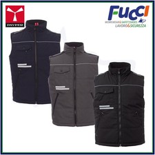 Payper AZUA 2.0 Gilet da Lavoro Uomo Imbottito Multitasche Smanicato Invernale