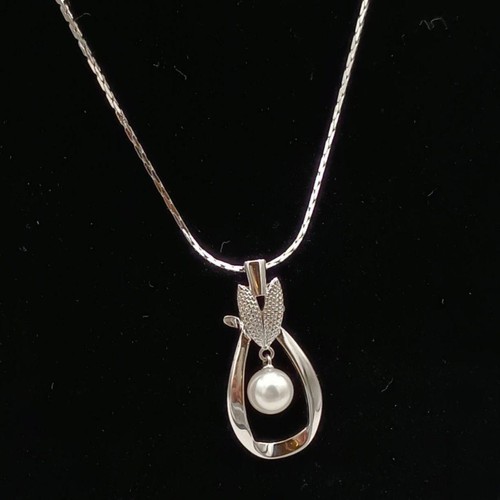Collana con ciondolo mikimoto - con,